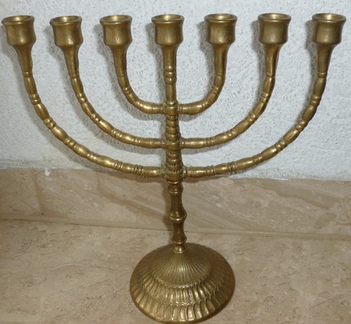Menora leuchter armiger - menora, 7-armiger