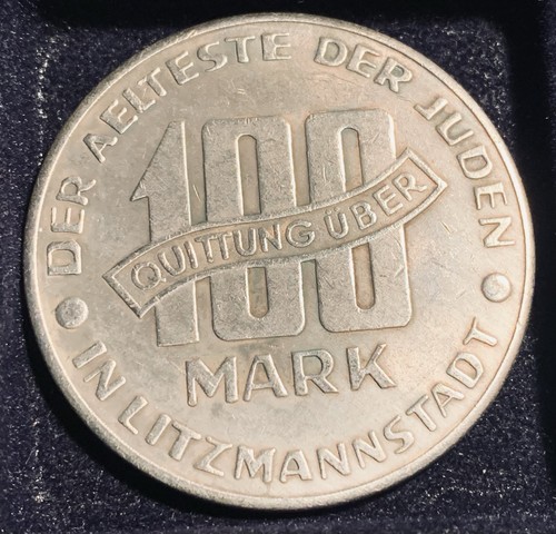 1943 łódź 100 mark - 1943, quittung