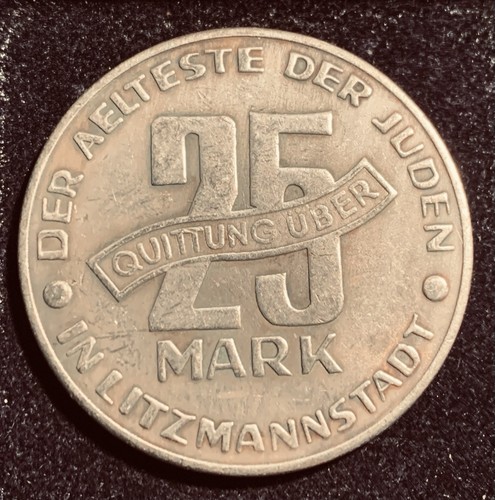 1943 łódź mark quittung - Łódź, 25