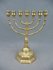 Alter Messing Menora David