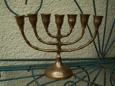 " MENORA "  7armiger Messing
