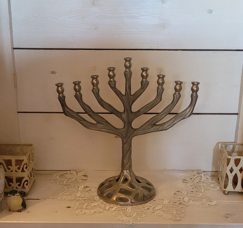 Baum des lebenshanukkah - baum, menora