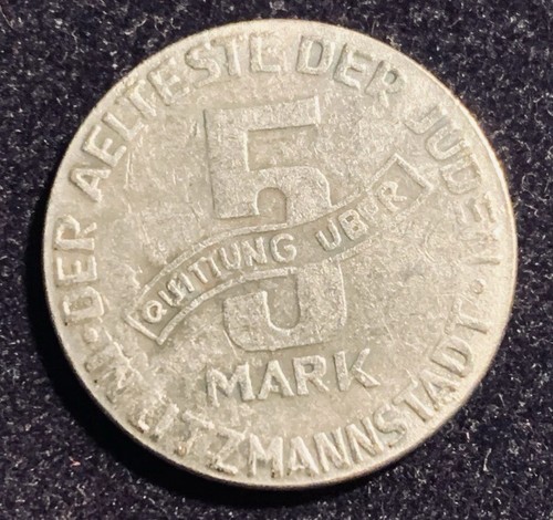 1943 łódź mark quittung - 1943,