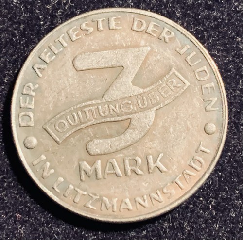 1943 łódź mark quittung - Łódź,