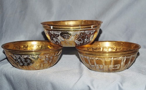 Judaica messingschalen - 3,