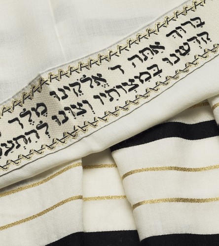 Jüdischer tallit aus 100 - jüdischer,