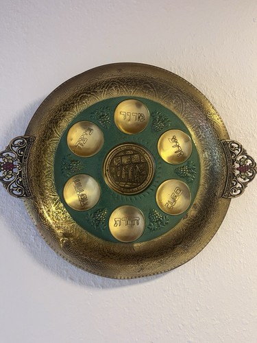 Judaica sederteller pessach - judaica,