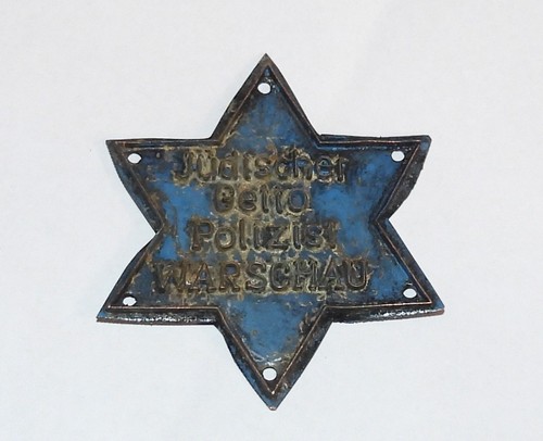 Davidstern polizist warschau - davidstern,
