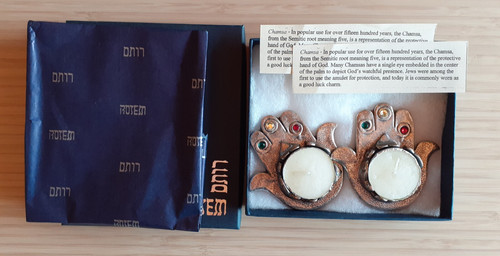 Hamsa chamsa teelichthalter - hamsa,